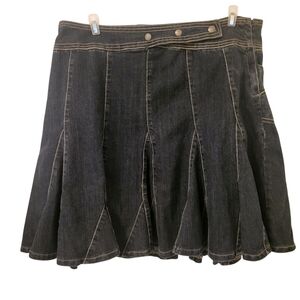 MWAH Plus Denim Skirt Blue sz 18W